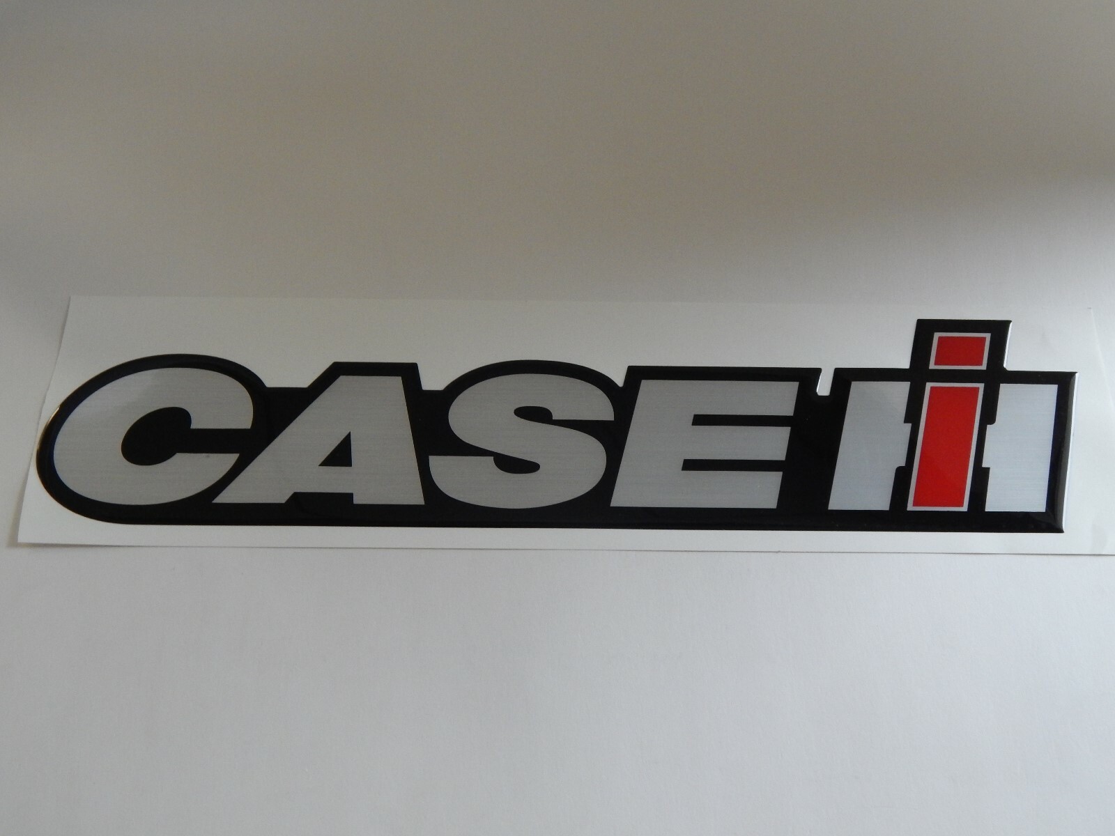 Case IH Raised Vinyl Decal Approx 19" Long & 4" Tall