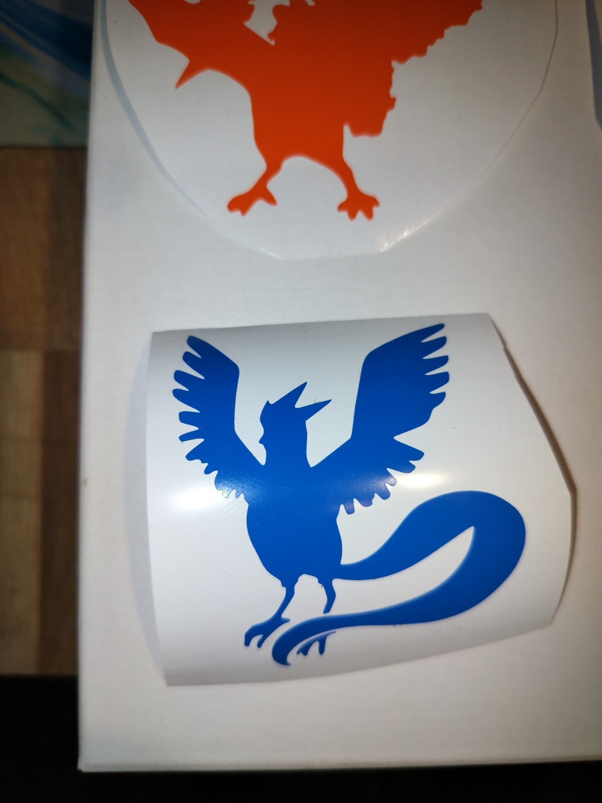 Pokemon Zapdos Moltres & Articuno Vinyl Stickers. Yellow, Orange, Blue