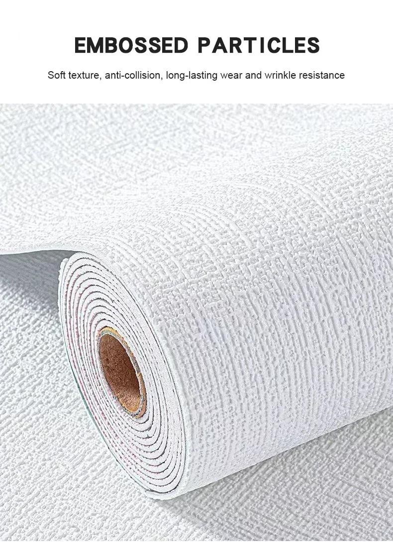 3d Linen Foam Wall Sticker, Self-adhesive Pvc Moisture-proof Home Decor.