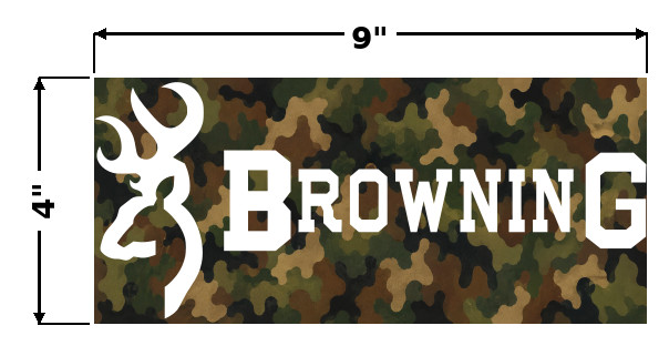 FOUR PACK BROWNING GUN FIREARMS LOGO DECALS STICKERS 2ND AMENDMENT FREE SHIPPING