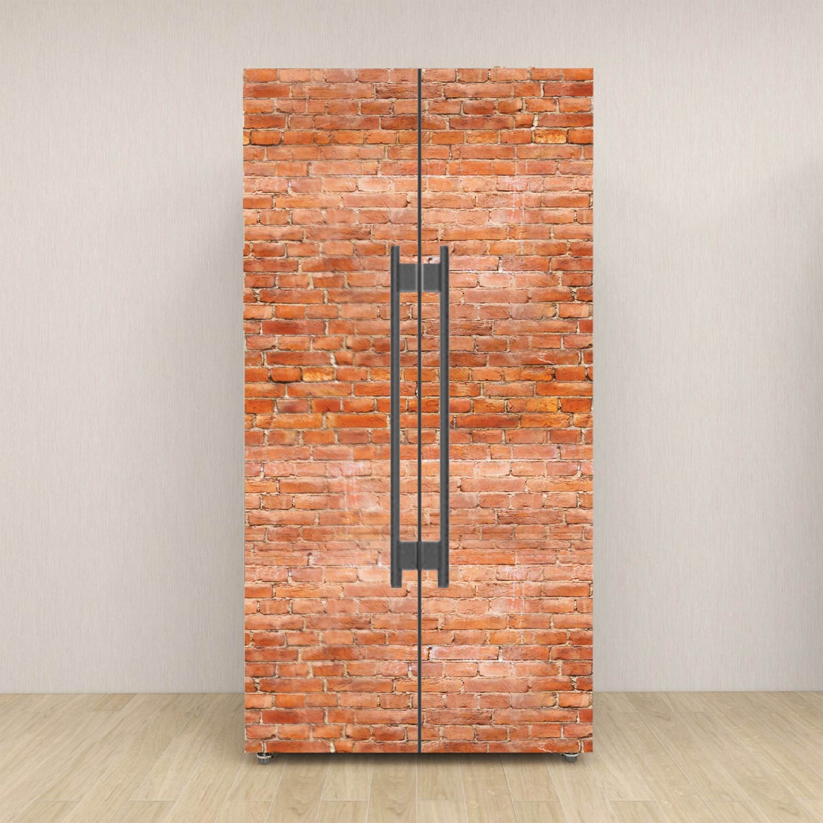 Natural Stone Fridge Vinyl Wrap Waterproof Cover