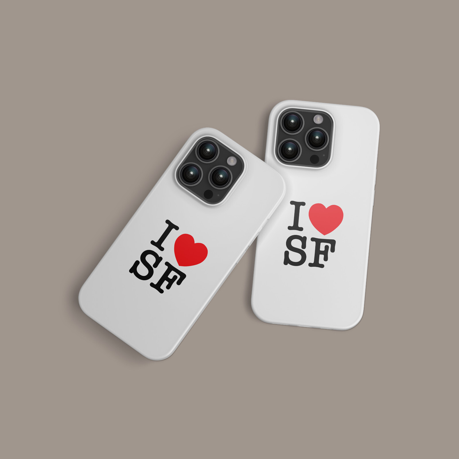 I Love SF Design Vinyl Sticker Decals