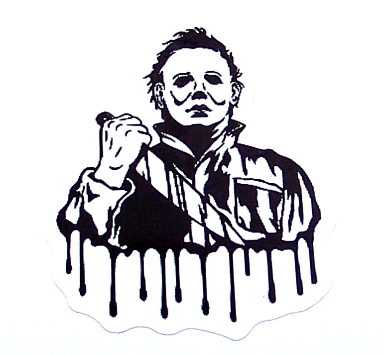 Halloween – MICHAEL MYERS Cut Sticker Decal Movie Horror Film The Boogeyman
