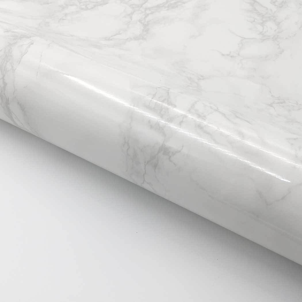 Marble Contact Paper Self adhesive – Beige gray Glossy Faux Marble Paper