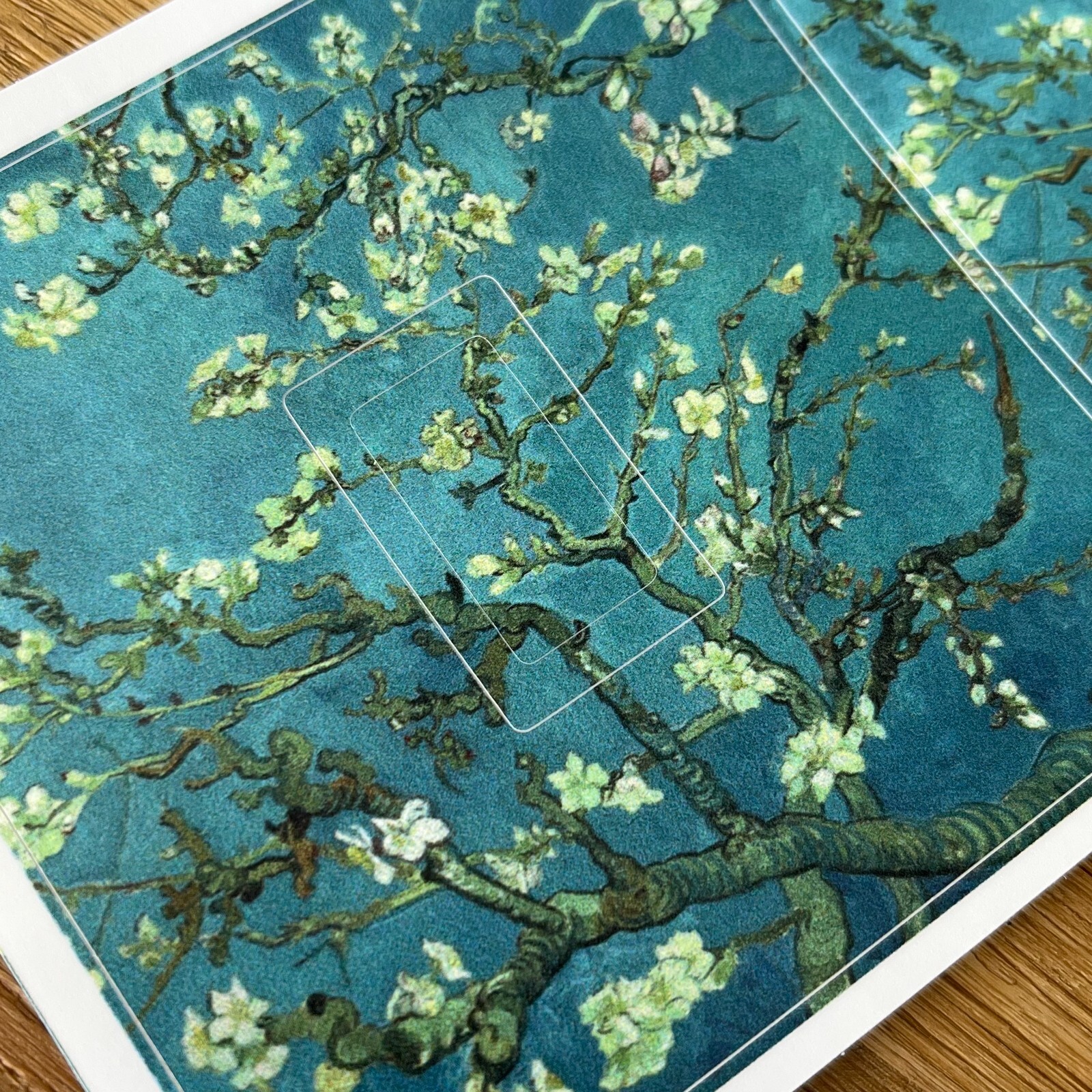 Pack of 2 Almond Blossom, Vincent Van Gogh Art Design for Single Light Switch