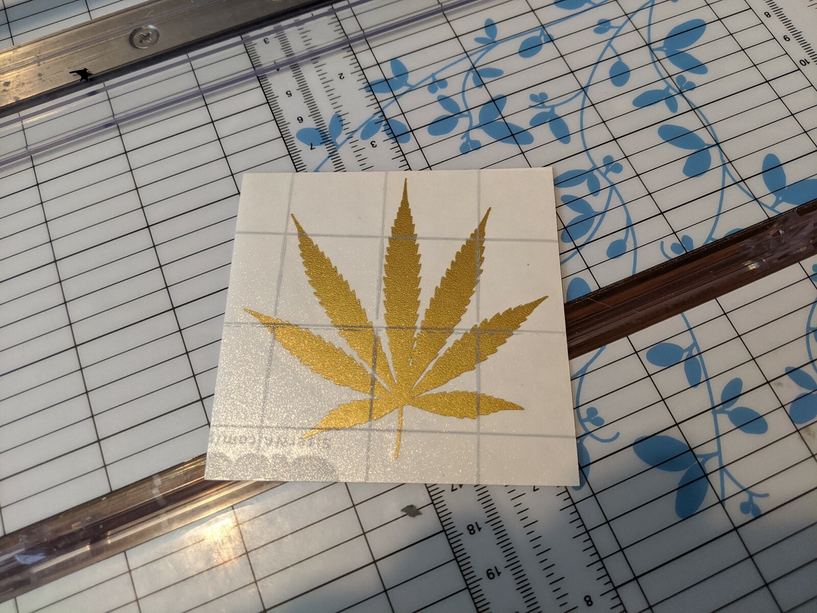 Pot Leaf Cannabis Vinyl Decal Sticker 420 Marijuana Weed 3"
