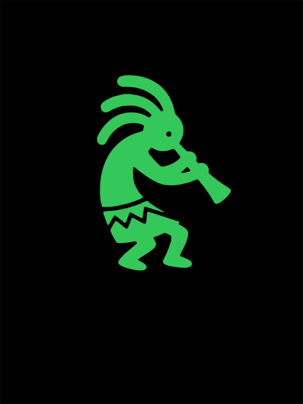 KOKOPELLI TRUMPET #1 Decal for car Windows Laptops Any Smooth Surface