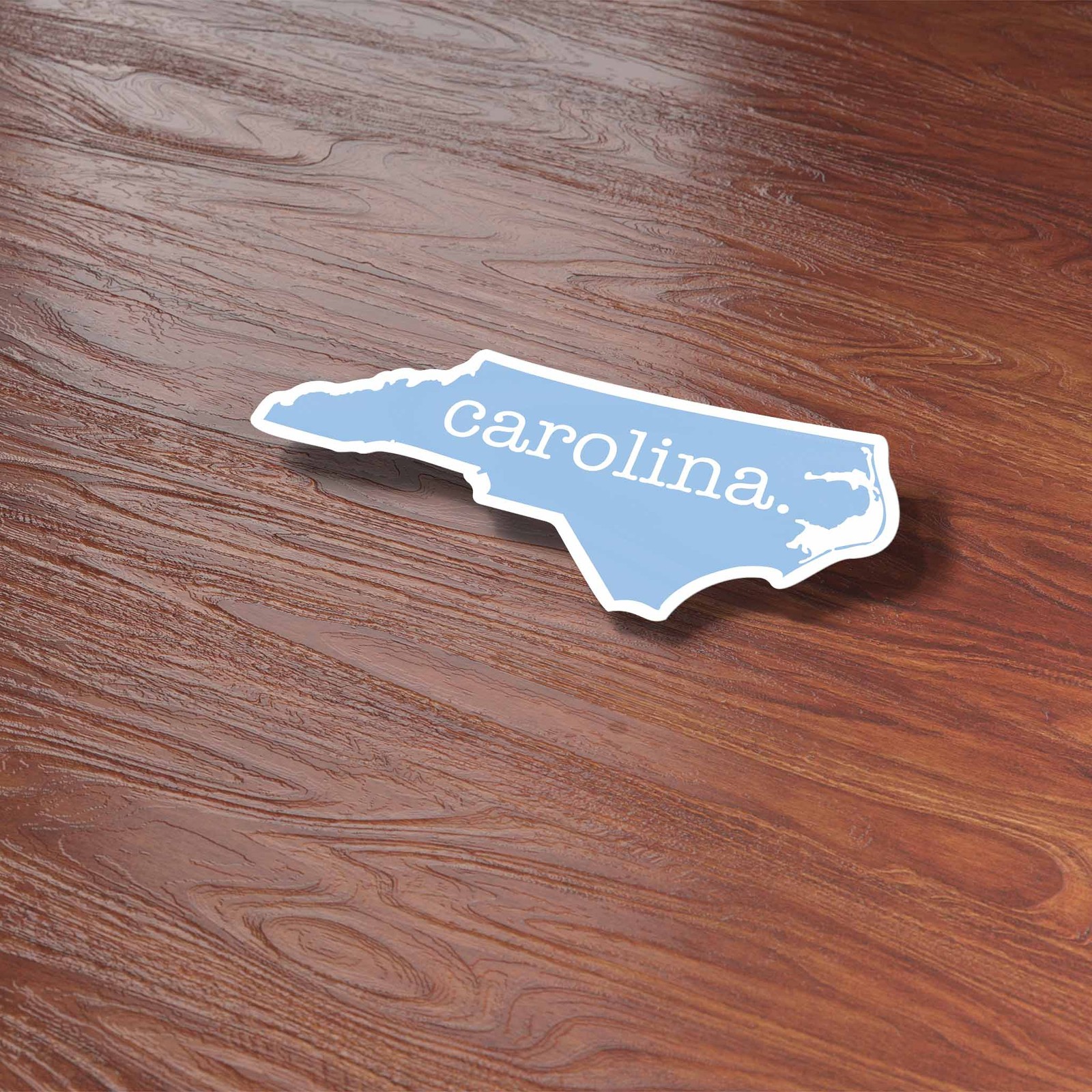 Light Blue North Carolina Sticker – Cute NC Decal