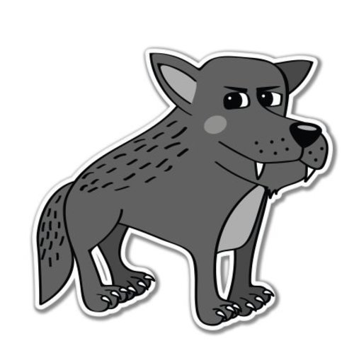 Wolf Forest Cute Vinyl Sticker – SELECT SIZE