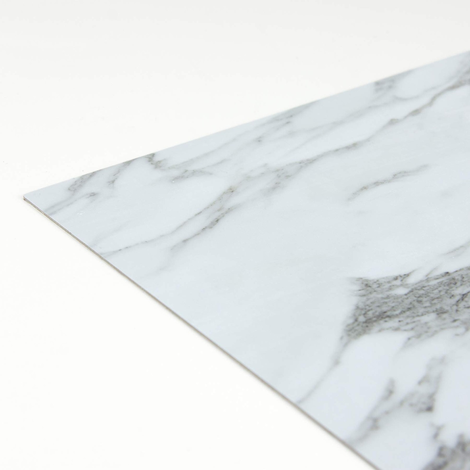 FloorPops FP3329 Opaline Peel Stick Floor Tiles, 10 Sq Ft (Pack of 1), White