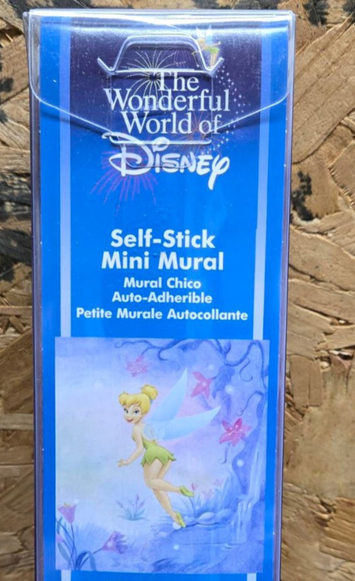 Disney Tinkerbell Self Stick Mini Mural Wall Decor Decal Peel & Stick Kid's Room