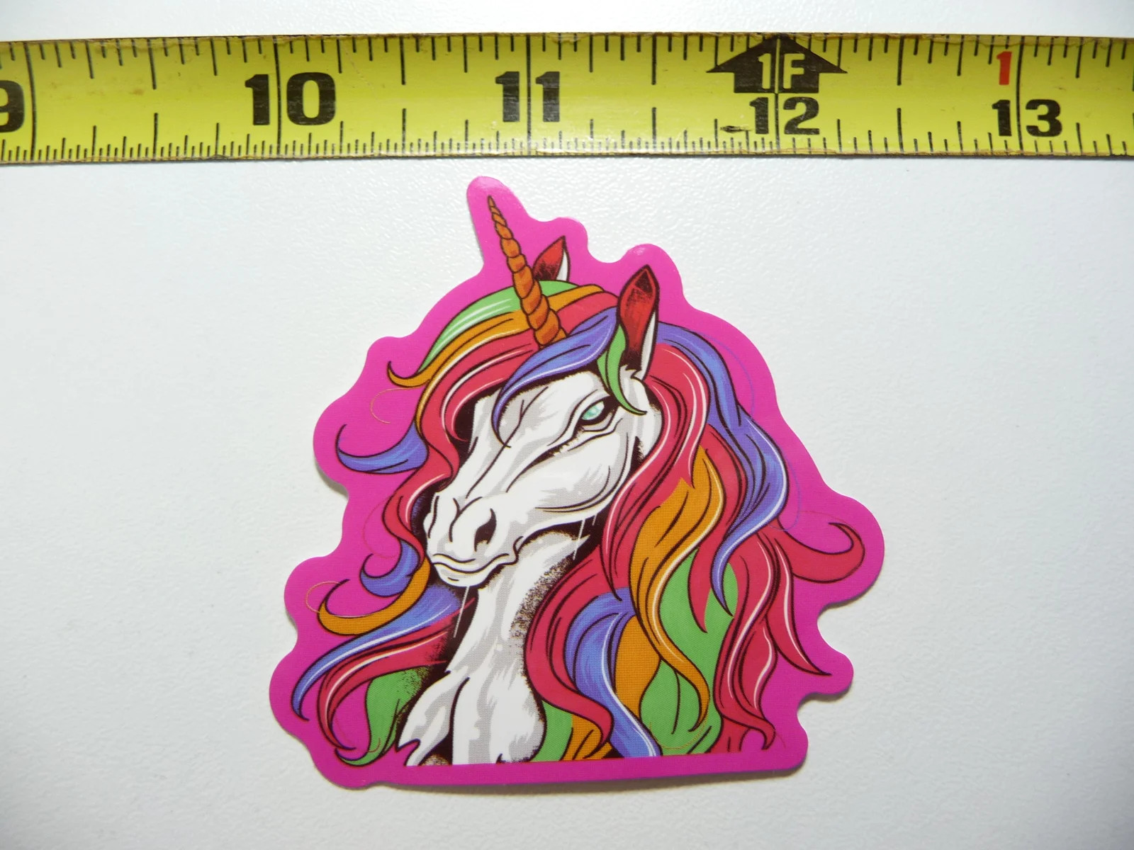 SEXY MULTI COLOR UNICORN SMALL STICKER DECAL NEON STYLE FUNNY VINYL