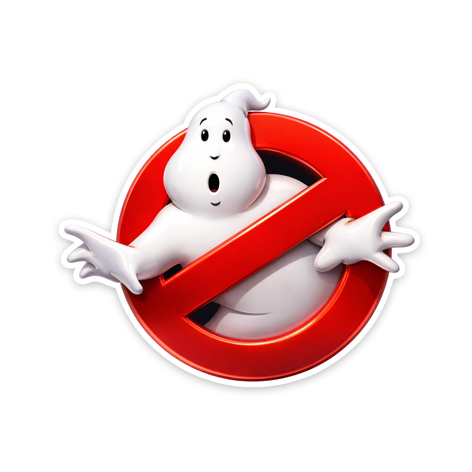 Ghostbusters Sticker 4 Inch Vinyl Decal Movie Fan Art Horror Comedy 80's Films