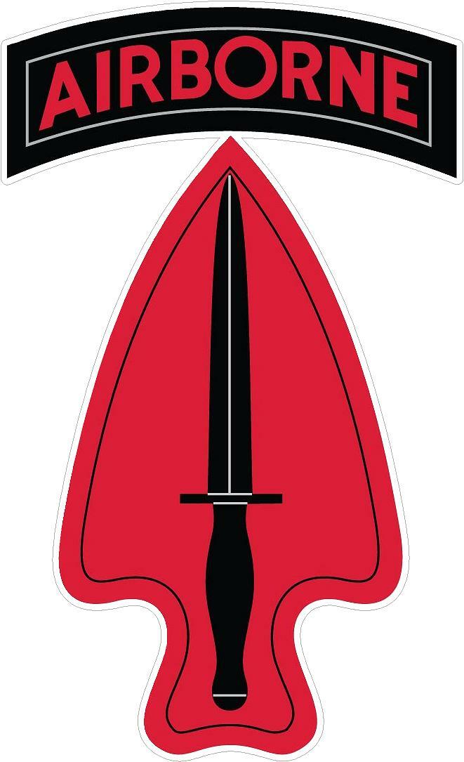 USASOC US Army Special operations Command (2 Decals! or 1 large) Vinyl Decals