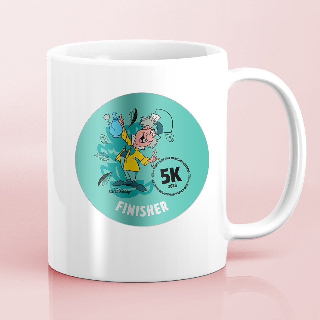 RunDisney Wine & Dine Races 2023 5K 3.1 Miles FINISHER Water Bottle Sticker