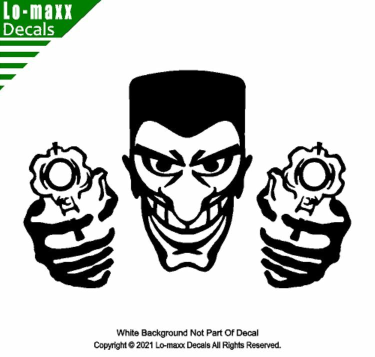 Gangster With Guns Sweet New Design Superior Quality Art Die Cut Vinyl Decal