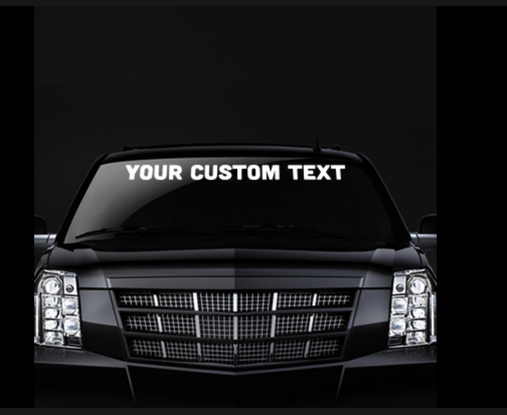 Custom Personalized Vinyl Lettering Name Decal Sticker Car Window Tumbler Flask