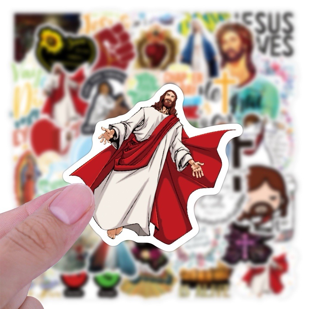 10 Random Jesus Christianity Stickers Faith Decals Laptop Hydro Free Shipping!