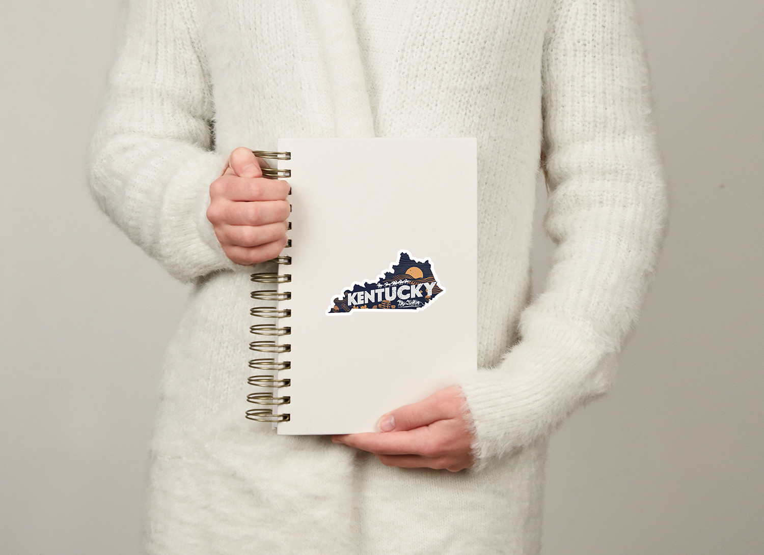 Retro Vinyl State Sticker – Kentucky