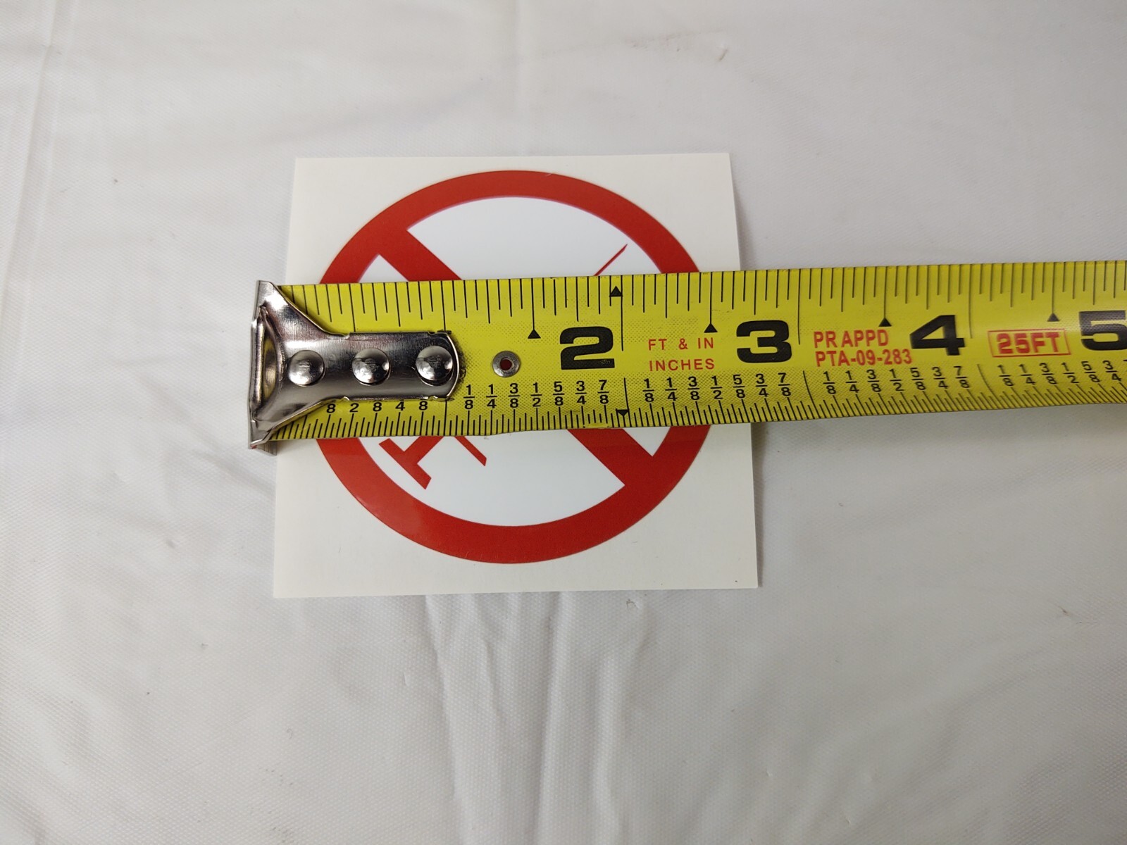 No Syringe Needles Round Trash Can Receptacle Stickers 12 Individual Stickers