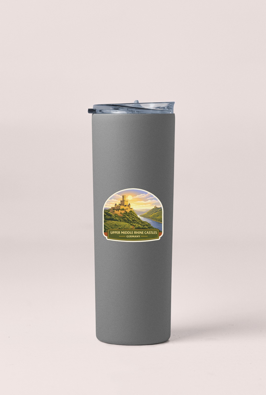 Upper Middle Rhine Castles Germany Sticker Decal Vinyl Die-Cut World Heritage