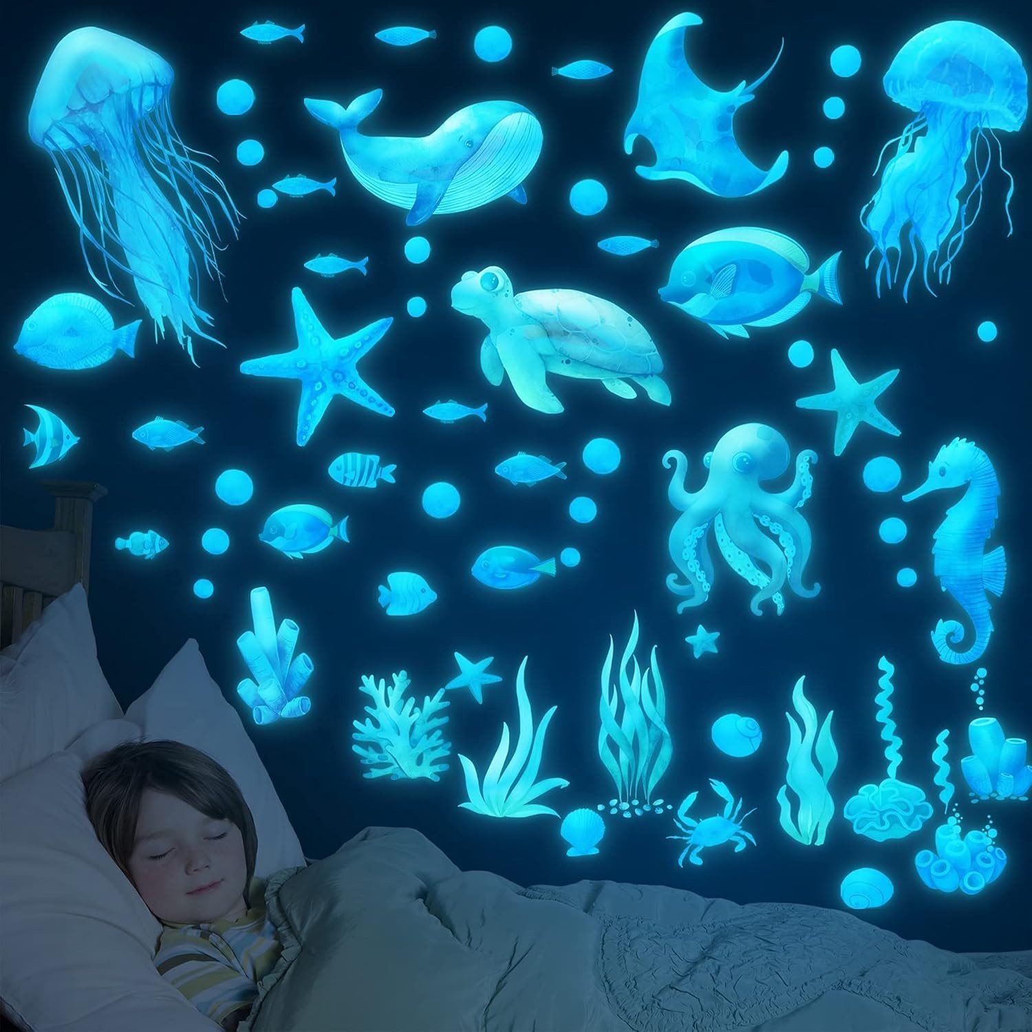 Waterproof Underwater Sea Creatures Decals