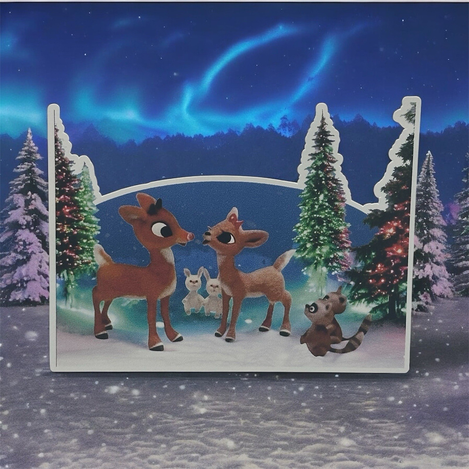CHRISTMAS Rudolph Red-Nosed Reindeer Girlfriend Clarice 4” Vinyl Sticker Decal