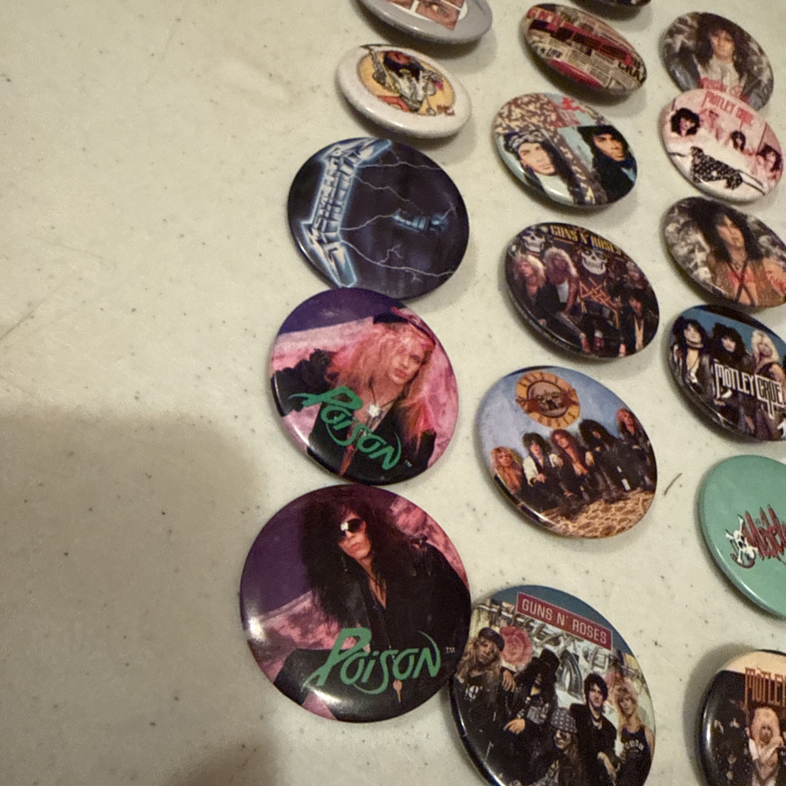 Metallica Ac/ Dc Def Leaped. Rock And Roll 1.5 Pins Choice