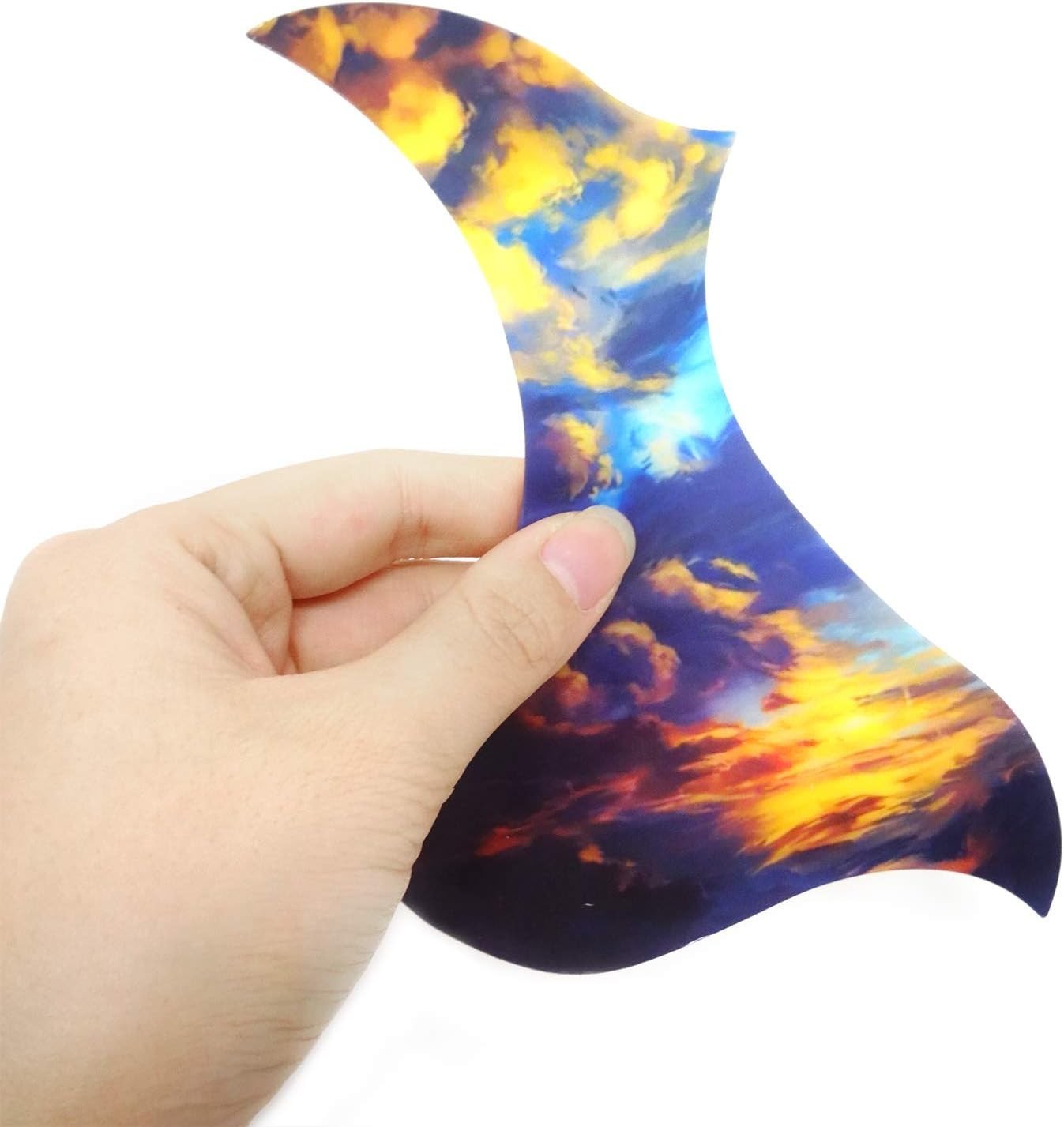 1PCS Self Adhesive Anti-Scratch Hummingbird and Water Shaped Acoustic Guitar Pic