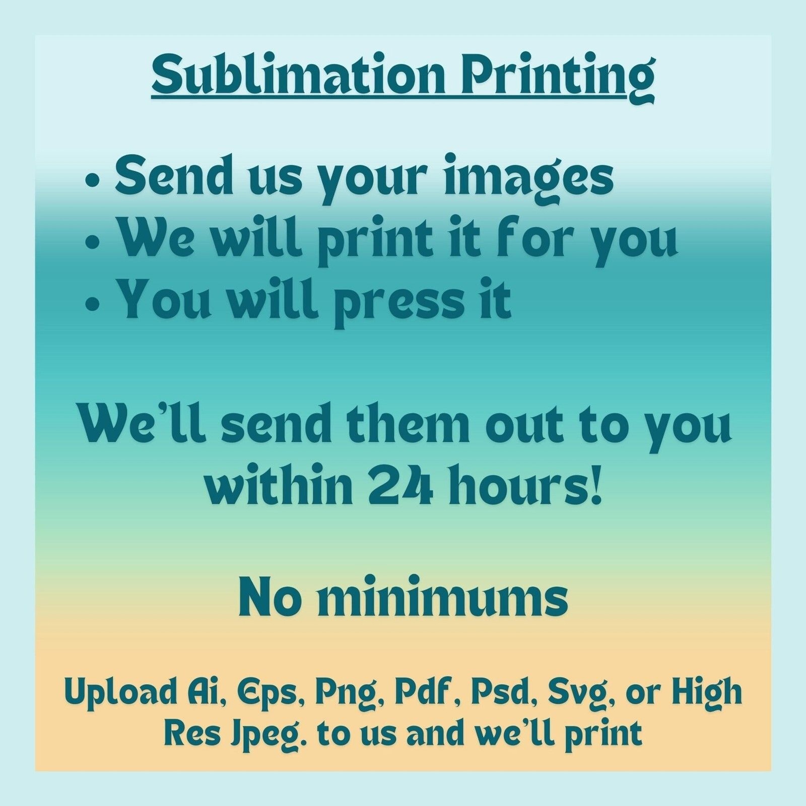 Sublimation Print Services – Photos for Mugs, Tumblers, Glasses, Mousepads, Etc