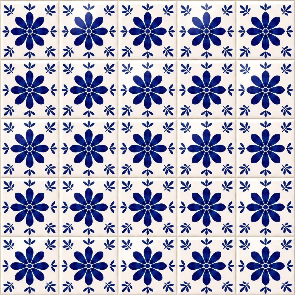 Peel and Stick Tile Stickers Blue White Talavera Kitchen Backsplash Wall Decor