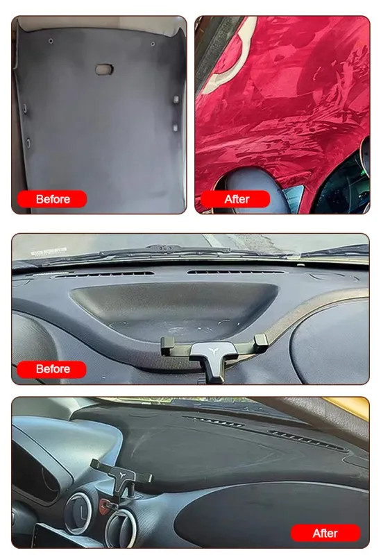Suede Fabric Roll Sticker for Car Interior Drawer Liner Jewelry Box Decor Faux
