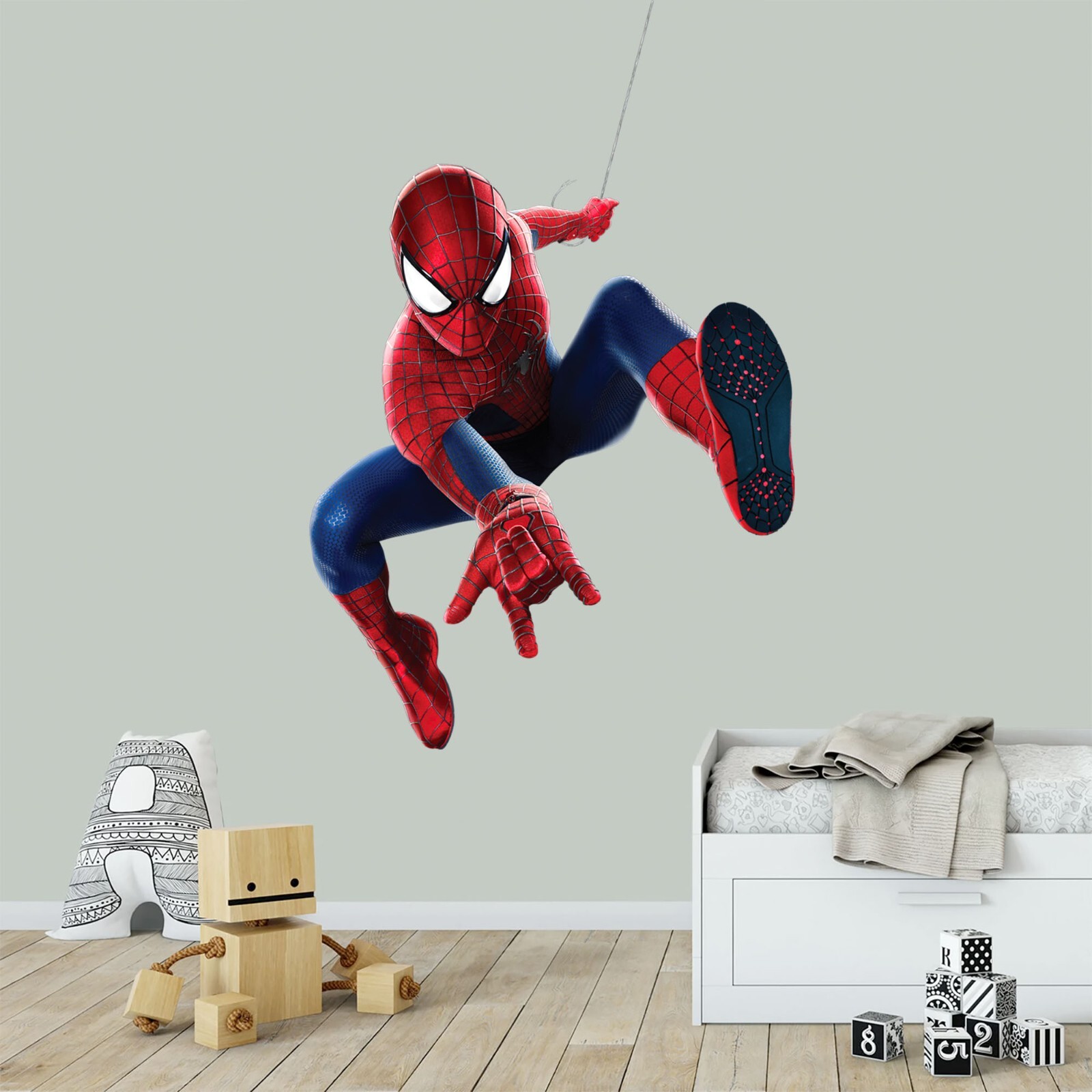 Avengers Spiderman Superhero Nursery Boy Bedroom Wall Decal Sticker