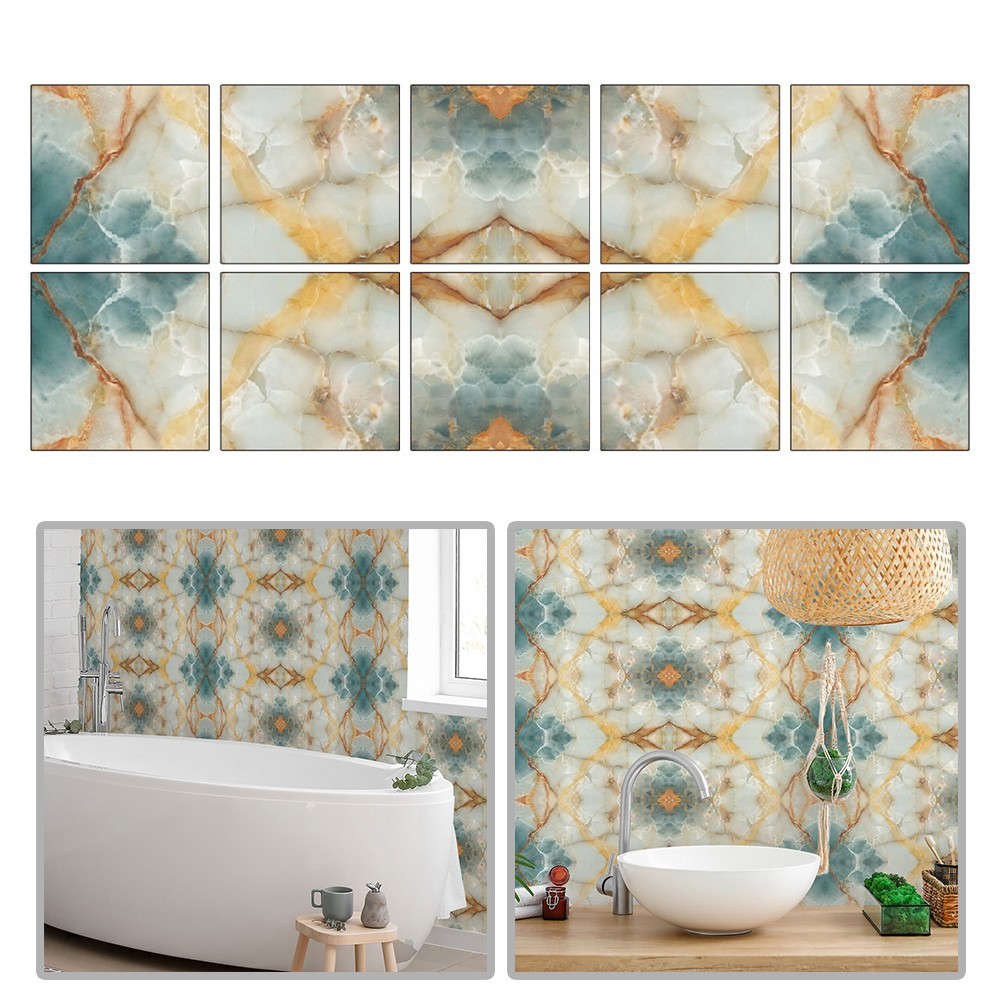 As Shown In The Picture Bathroom Recommended For Sticking To Backsplash Tiles