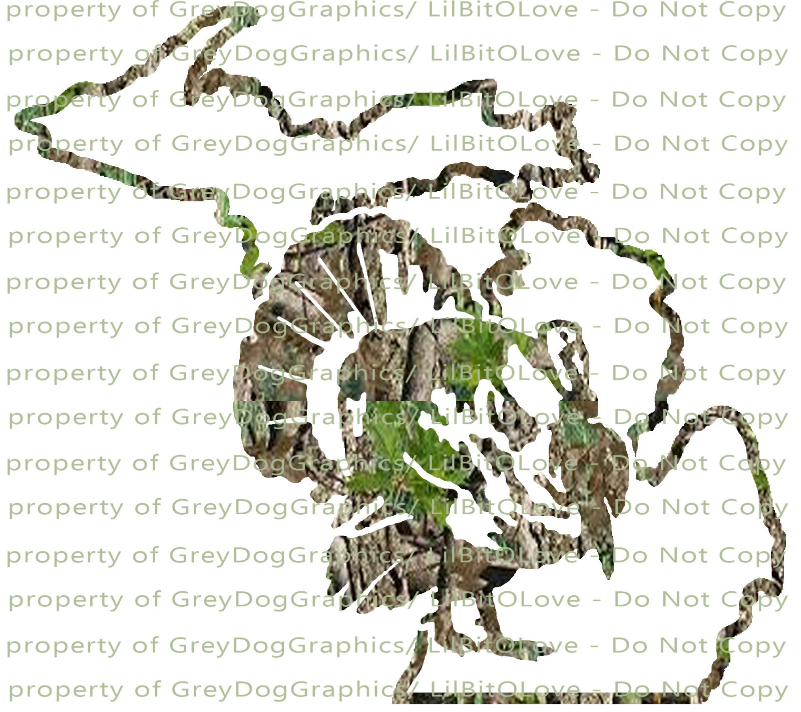 Camouflage Camo Michigan Turkey Hunter Hunting Vinyl Decal Sticker Gobbler