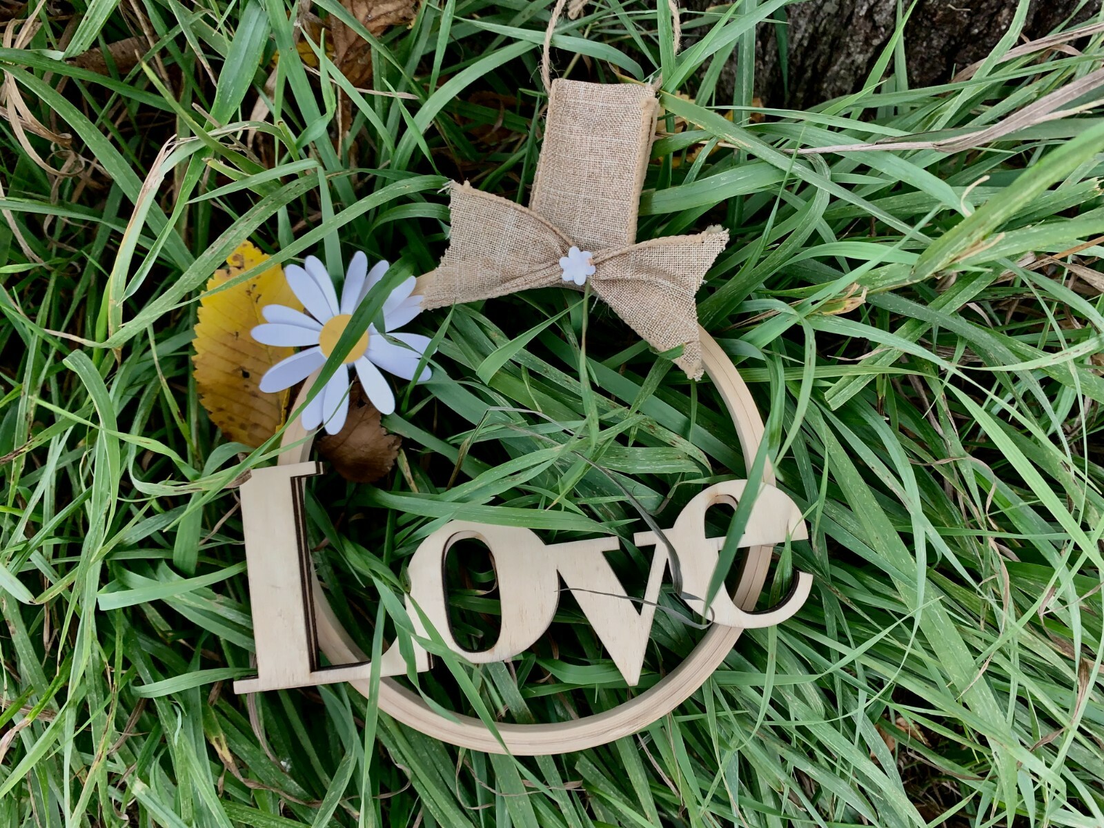 Interchangeable "LOVE" Sign for Front Door Decor Hanging Decoration LOVE 