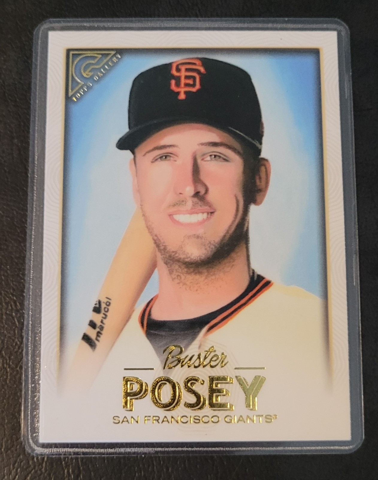 Buster Posey Baseball Card HOF Fridge/Locker/Cabinet Laminated Magnet
