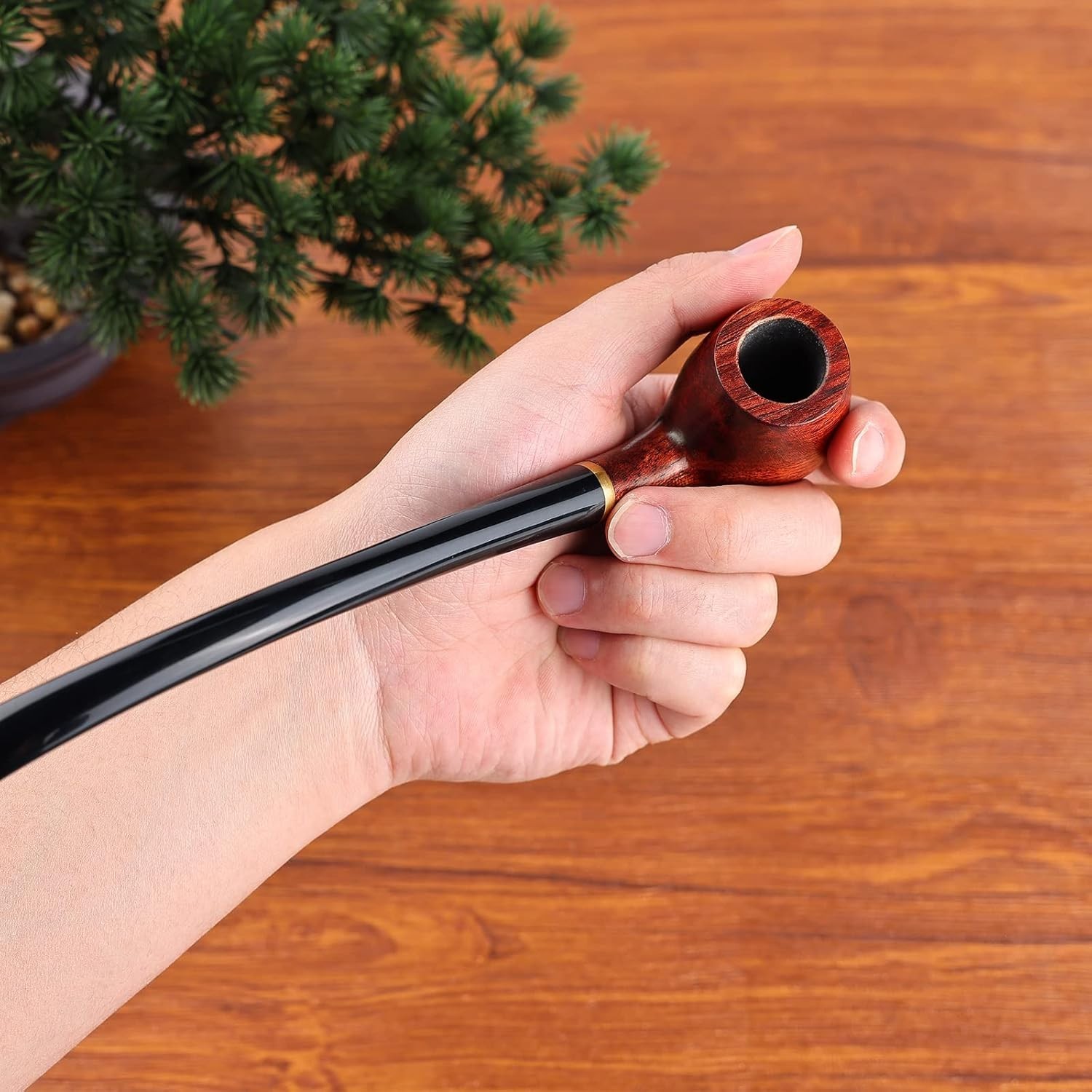 Tobacco Pipe Smoking Pipe Rosewood Exquisite Handcrafted Churchwarden Tobacco Pi