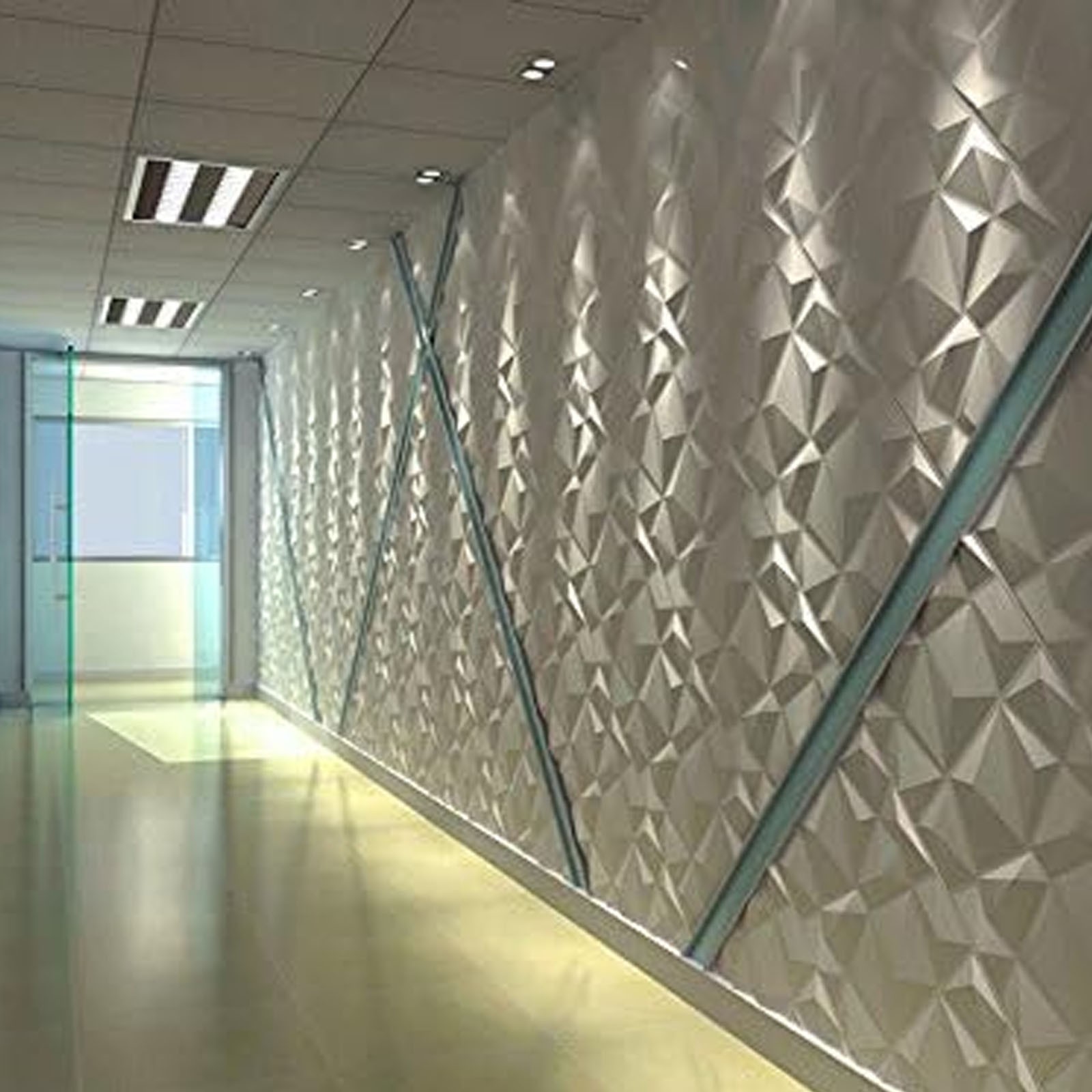 10pcs 3D Wall Panels Decorative Covering PVC Cladding Wallpaper Tiles 30x30cm