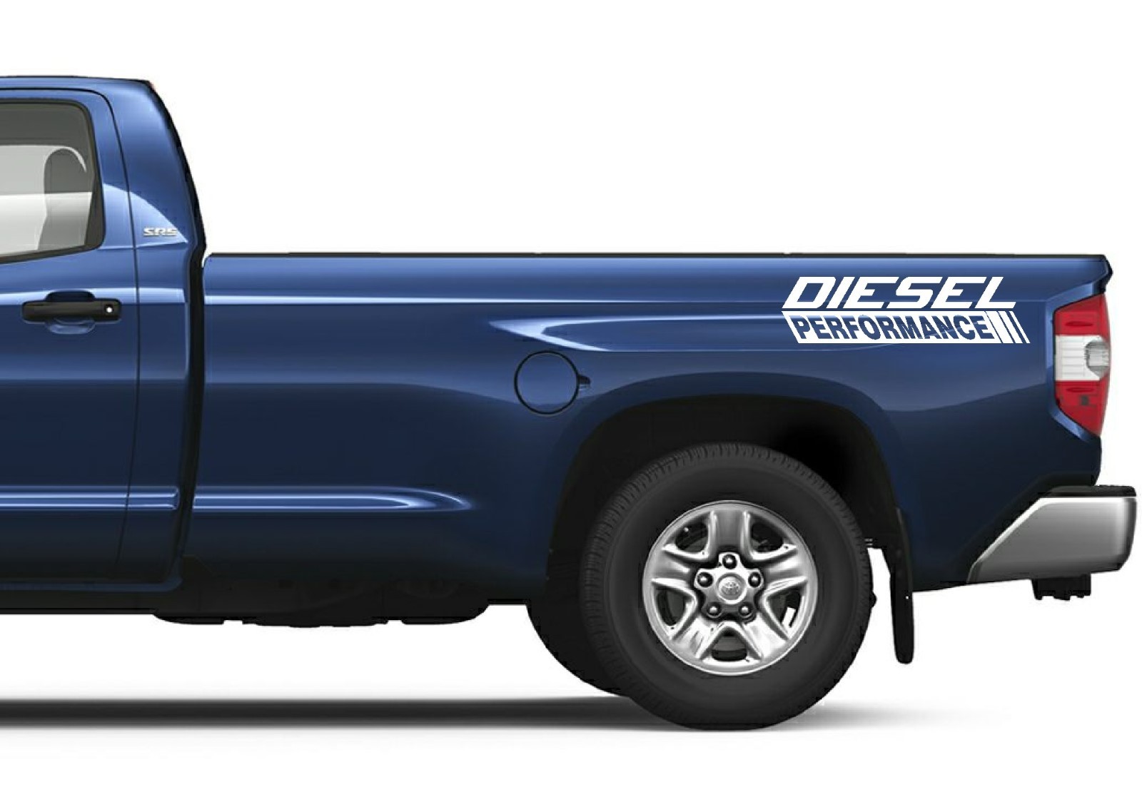 DIESEL PERFORMANCE VINYL DECAL TRUCK 4X4 DIESEL ENGINE, 1 SET OF 2