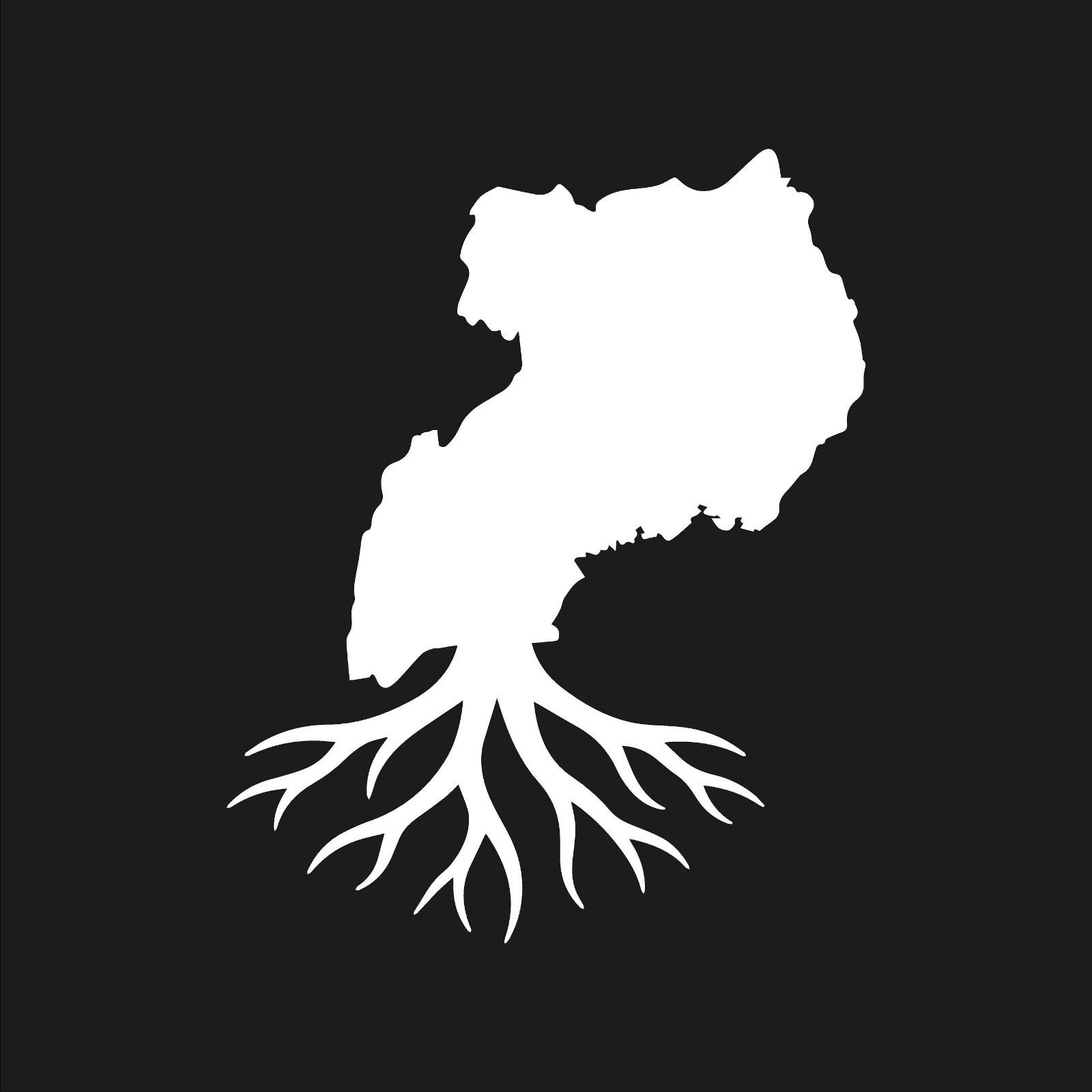 Uganda Roots Country Outline Silhouette Vinyl Decal Ugandan Heritage sticker