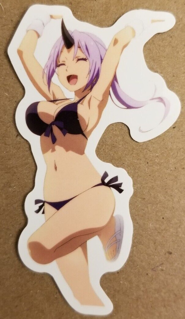 Waifu Sticker Girl Summer Bikini Beach Lingerie Idol Anime Manga Pin Up Pinup