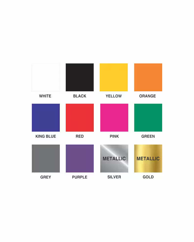 Custom Iron On Decals For T-Shirts – Personalized Heat Transfer Vinyl Decals