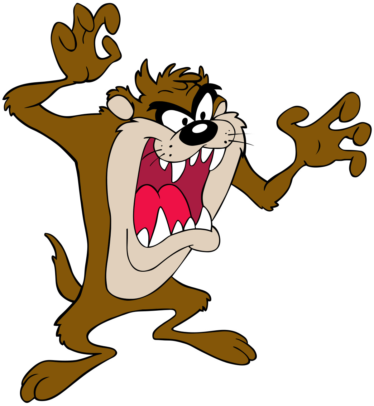 Tazmanian devil sticker looney tunes weatherproof bumper vinyl decal