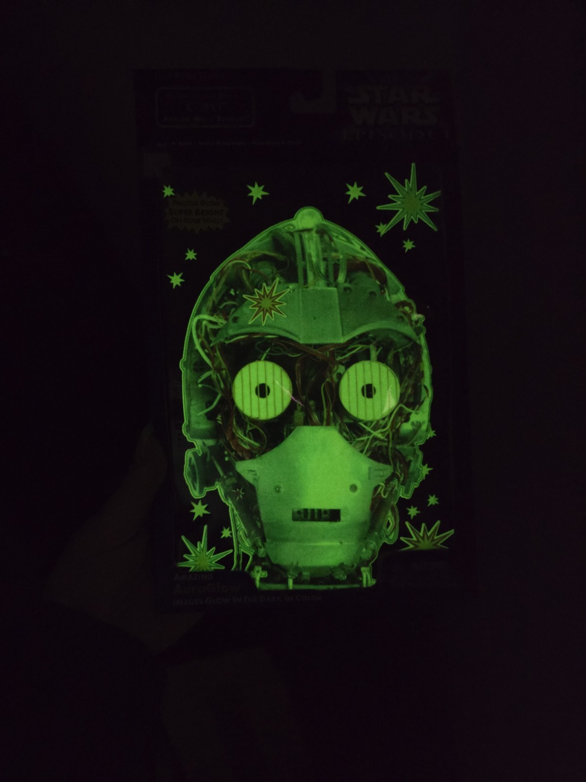Illuminations Star Wars C-3PO Glow-in-the-Dark Multicolor Wall Decal