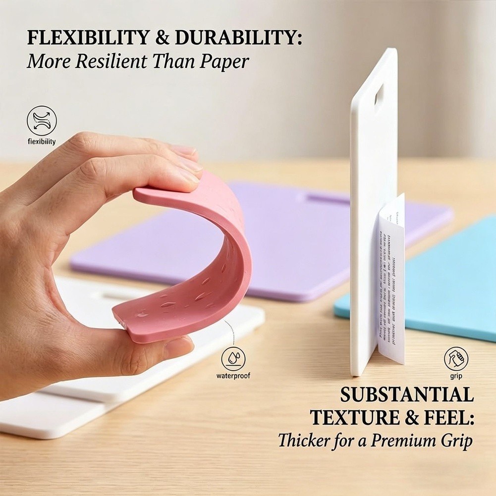 For Lanyards And Badge Reels Silicone Badge Notepad Healthcare Writing Pad