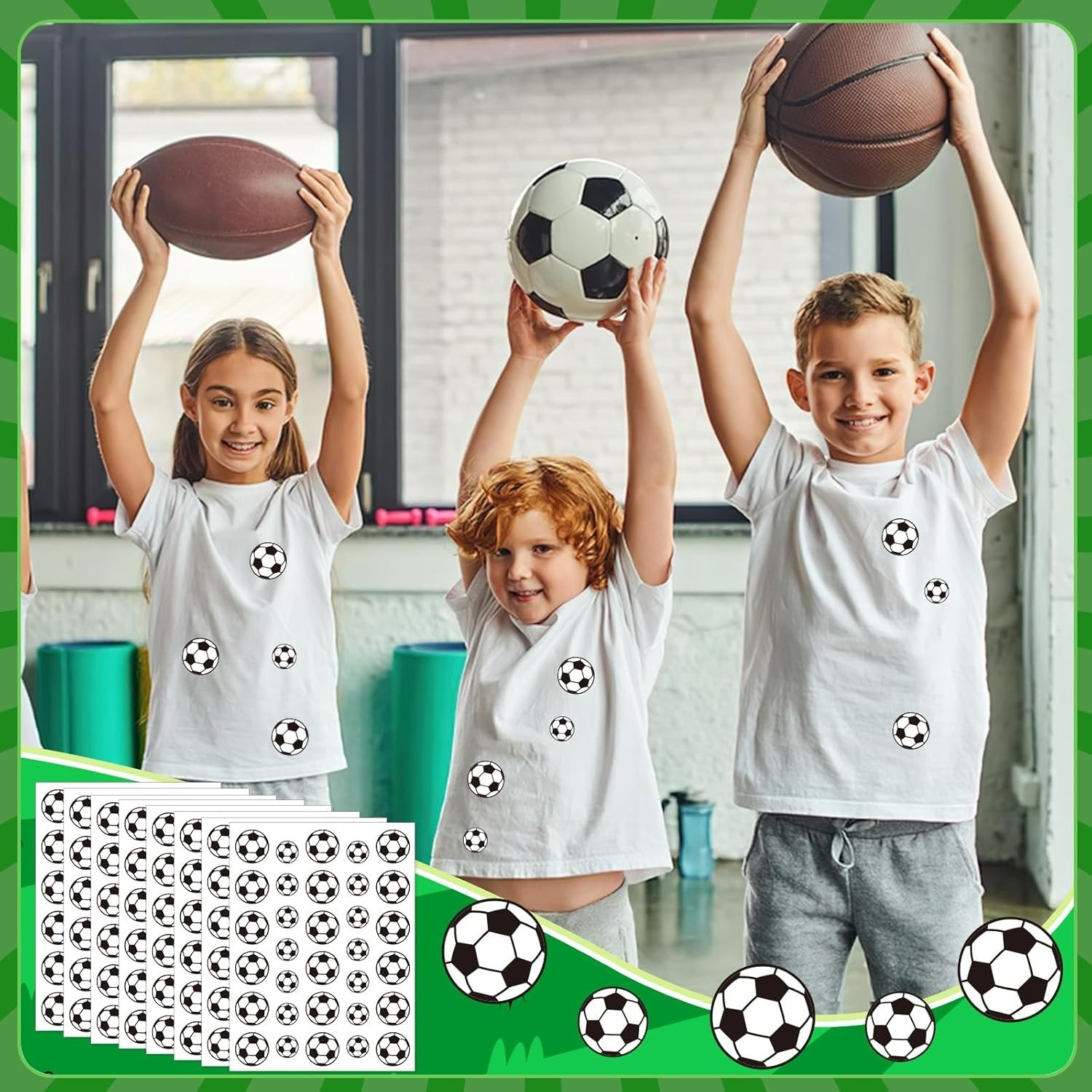 Water-Repellent 512 Pcs Soccer Stickers – Perfect for Scrapbooks and Gifts