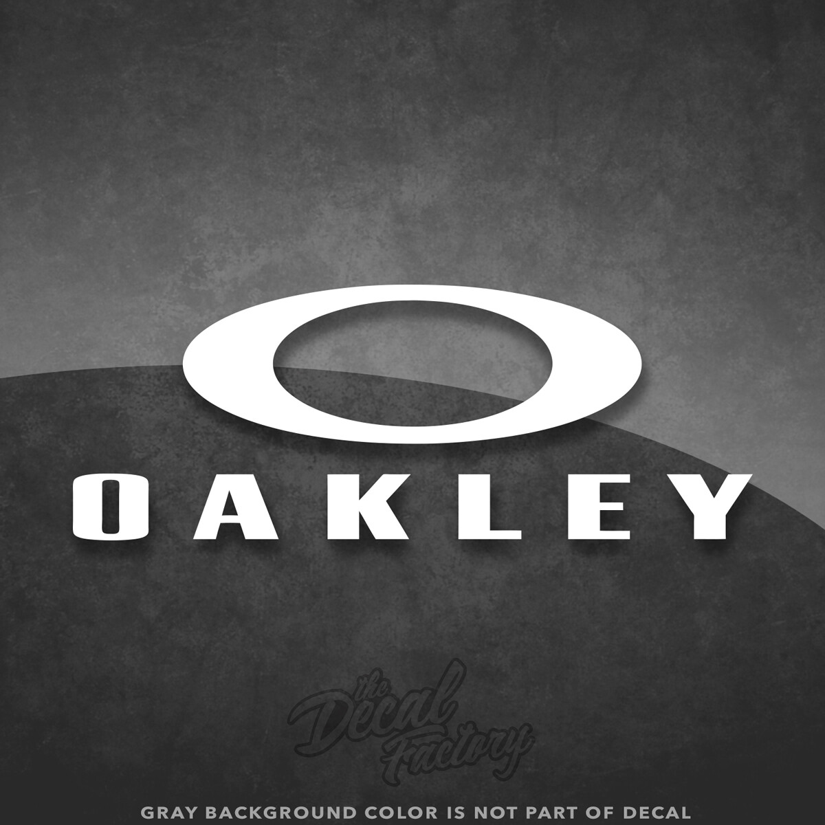Oakley Sunglasses Display Logo Vinyl Decal Window Sticker for Car Truck