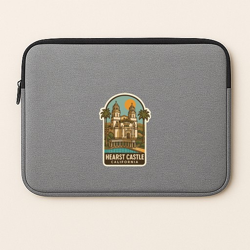 Hearst Castle California Iron On Heat Transfer Vinyl HTV Die-Cut Symbolic