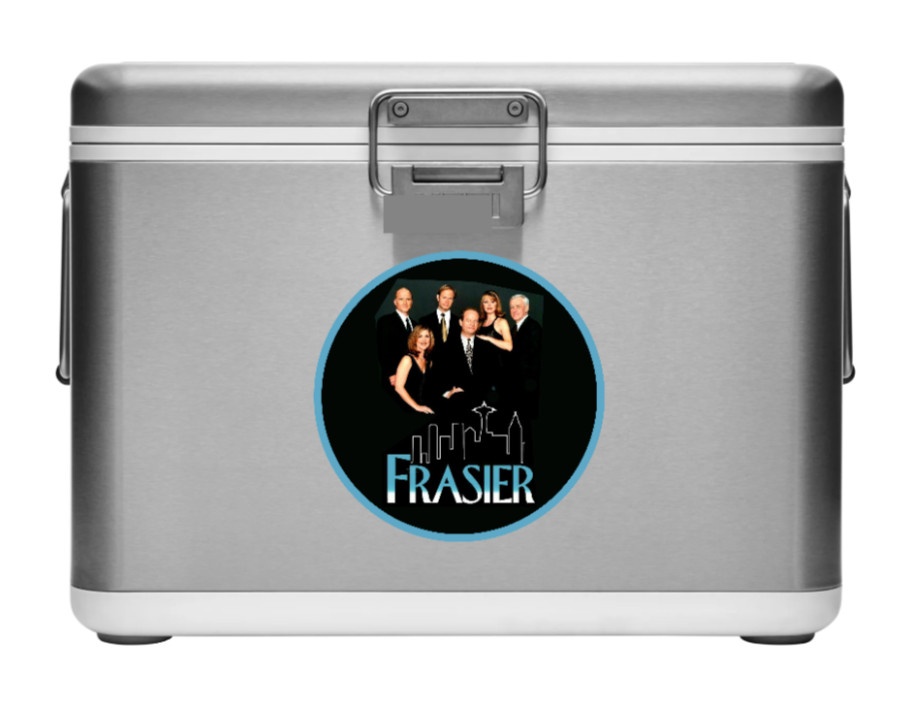 Frasier – 4" Vinyl Decal Handcrafted Laptop Decor Vehicle Cooler Tumbler Journal